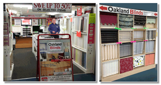 Oakland Blinds Showroom