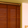 wooden blinds